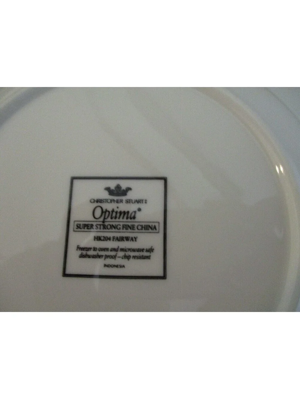 Christopher Stuart Fairway HK204 Optima Golf Rimmed Soup Bowls Set of 5